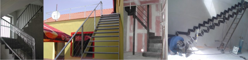Schodiště, kovové schody